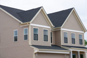 Home exterior with several windows